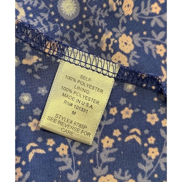 Vintage Y2K Charlotte Russe Floral Festival Flowy‎ Tank Top Size Medium USA - Picture 5 of 5